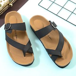 Mast & Harbour Women One Toe Flats with Buckles-image-10