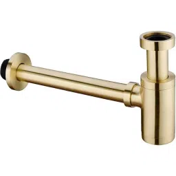 Aquieen 300mm SS Gold Bottle Trap Pipe Each of 1 Piece-image-82
