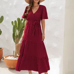 all about you Women Fit & Flare Maxi Dress-picture-15