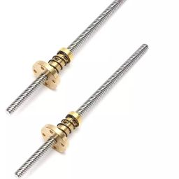 Invento ISC 1673-1 300x2x8mm Square Thread Trapezoidal Lead Screw for 3D Printer, CNC, Robotics, DIY Projects etc-14