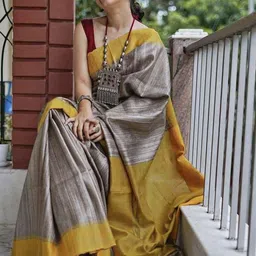 TITHI SAREES Jute Cotton Saree-picture-58