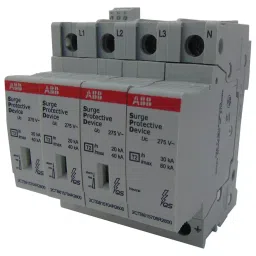 ABB - SOULE Mains Surge Protector, 275Vac, Din Rail, 2CTB815704R0800-45