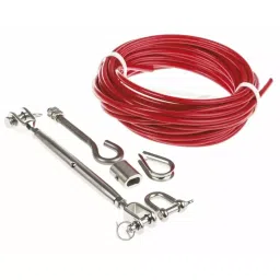 RS PRO 75 m Red Wire with Collar Clamp for All Rope Pull Switches, 2396820-image-23