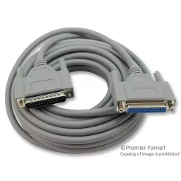 Multicomp COMPUTER CABLE, DB25 PLUG-RCPT, 25FT, MC004151-35