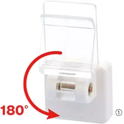 AS ONE Magnet Clip Plug-In White Width Made Of Resin, 61-203-6-1 (Pack of 2)-17