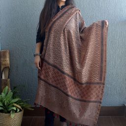 Weaves of Tradition Ethnic Motifs Printed Block Print Dupatta-18