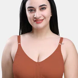 MAROON Full Coverage Non Padded Minimizer Bra With All Day Comfort-11