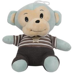 Babyjoys Cute Toto Monkey Stuffed Soft Toy Light Grey - Height 30 cm-picture-11