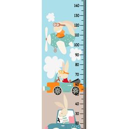 WENS Rabbites On Ride Height Chart Wall Decal Growth Chart-Vinyl-image-2
