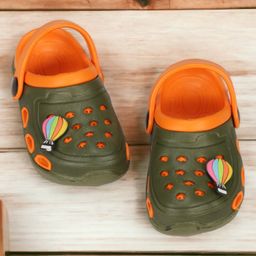 Lil Lollipop Hot Air Balloon Applique Detailed Anti Slip Clogs - Green-picture-21
