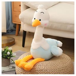 Tickles Cute Ostrich Soft Stuffed Plush Toy for Kids Boys & Girls Birthday Gift (Color: Sky Blue Size Length 30 cm)-image-24