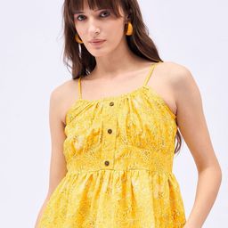 DressBerry Women Floral Print Peplum Crop Top-image-46