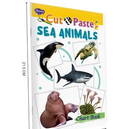 sawan Cut and Paste Chart Books Pack Of 12 Books Combo  - English image 3