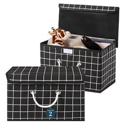 Aura Black & White 2 Pieces Regular Drawer Organisers-18