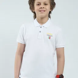 Monte Carlo Boys Polo Collar Pure Cotton Regular Fit Casual T-shirt-picture-35