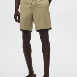 MANGO MAN Solid Bermuda Shorts-image-24