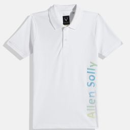 Allen Solly Junior Boys Brand Logo Printed Pure Cotton T-shirt-image-94