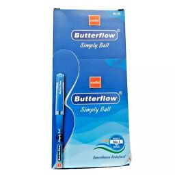 Cello Butterflow Classic Roller Gel Pen Ergonomic Grip Blue Ink Color Plastic for Office, Home & School (Pack of 20 Pcs)-picture-49