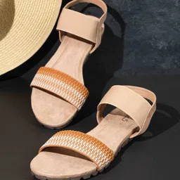 Inc 5 Women Solid Open Toe Flats-58