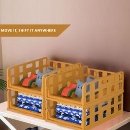 Kuber Industries Brown Set of 6 Reusable Drawer Organiser Organisers image 5