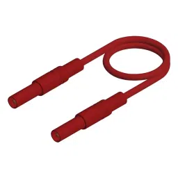 HIRSCHMANN TEST LEAD, 4MM BANANA PLUG, RED, 1M, 934174101-26