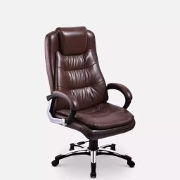 Ergonomica High Back Leatherette Ergonomic Office Executive Chair Brown, Ergo007-picture-38