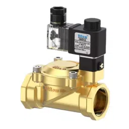 Uflow 24 V DC Screwed End (NC) Brass Pilot Operated 2/2 Way Solenoid Valve PBN606BNCMV0-picture-9