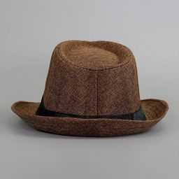 Infispace Men Self Design Fedora Hat image 4