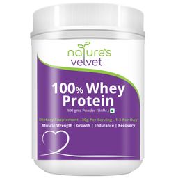 Natures Velvet 100% Whey Protein,  0.88 lb  Unflavoured -26