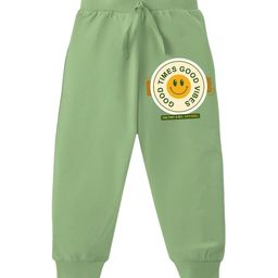 KAVEE Boys Good Time Good Vibes Printed Pure Cotton Joggers-image-27