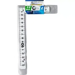 Shinwa Rules Curved Scale Flat White for Measurement 520(260)x15x1 mm, 62070225-picture-19