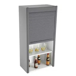 Harrison 18 inch (450 mm) PVC Rolling Shutter Storage Cabinet Silver Color, KA-087-picture-7