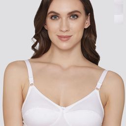 K LINGERIE Women Pack of 3 Solid Non Padded Full Coverage Non-Wired Everyday Bra-picture-6