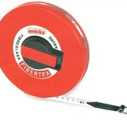 Dua Export Fiberglass 50 m Measuring Tape, Red-26