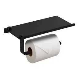 Aquieen Toilet Paper Holder Stainless Steel Chrome Finish Black, AQN 820-picture-8