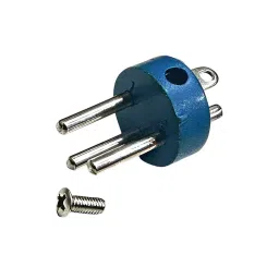 SETMI INDIA XLR Connector Pin Only 3-Pin, Silver & Blue-95