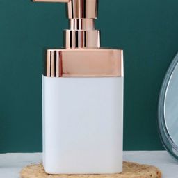 The Procure Store Idyllic Square Liquid Soap Dispenser 325 ml- White-22