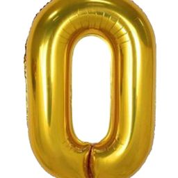 YAMAMA Party Balloon 24 Inch Number Zero Foil Balloon, Large Balloon for Birthday, Anniversary, Party & Event Decorations Air & Helium Compatible Reusable Shiny Finish (Pack of 1 Color May Vary)-25