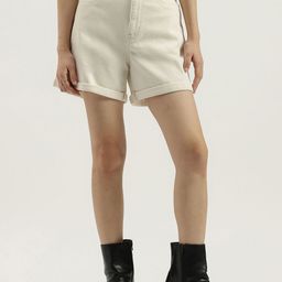 United Colors of Benetton Women High-Rise Denim Shorts-picture-30