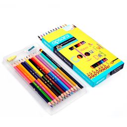 Apsara Full Size Bi Color Pencils With Sharpener- 12 Shades image 3