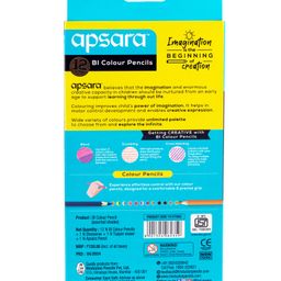 Apsara Full Size Bi Color Pencils With Sharpener- 12 Shades image 5