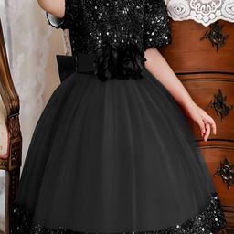 Vani Enterprise Net Fit & Flare Midi Dress image 2