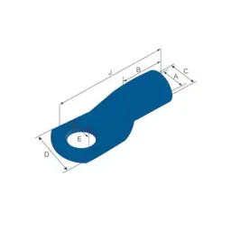 Braco Crimping Terminal 120-12 mm² Aluminium, AT-230 image 2