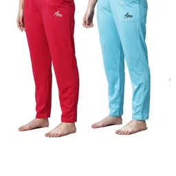 Pack of 2 Women Cotton Relax Fit Pyjama-picture-51