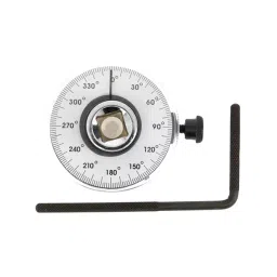 Hogert Technik 360° Alloy Steel CrV Torque Angle Gauge, HT8G421-30