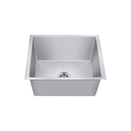 Nirali BG Kitchen Sink Magnus Series Small 485x410 mm (19x16 inch) Hairline Satin Finish Stainless Steel, Maxell-image-53