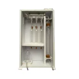 BALAJI INDIA Borosilicate Glass Orsat Gas Analysis Apparatus 3 Pipette As Per IS Specifications-24