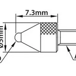 Insize 6282-0305 Ball Point (M2.5X0.45 mm)-9