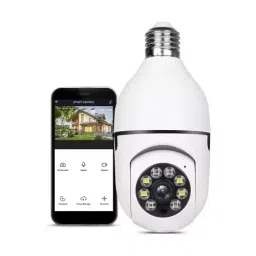 Generic Wi-Fi IP Bulb Security Camera 1080P Night Vision 128 GB Storage Capacity, B-25-25