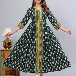 Mishree Collection Women Ethnic Motifs Gotta Patti Liva Anarkali Kurta-33